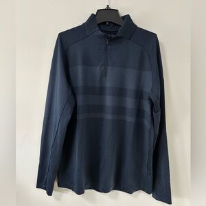 Men's Nike drifit Navy Quarter-Zip Shirt large vapor golf